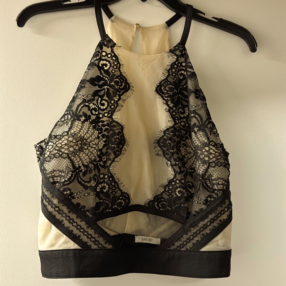 Sanjoy lace top